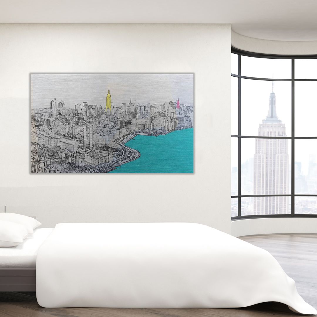 Manhattan From Above 2 by Michael Wallner - Secondary Image