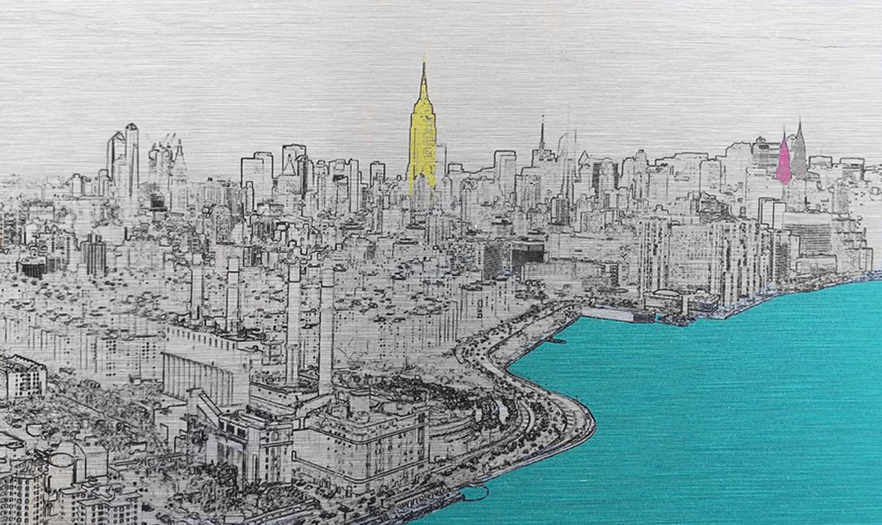 Manhattan From Above 2 by Michael Wallner