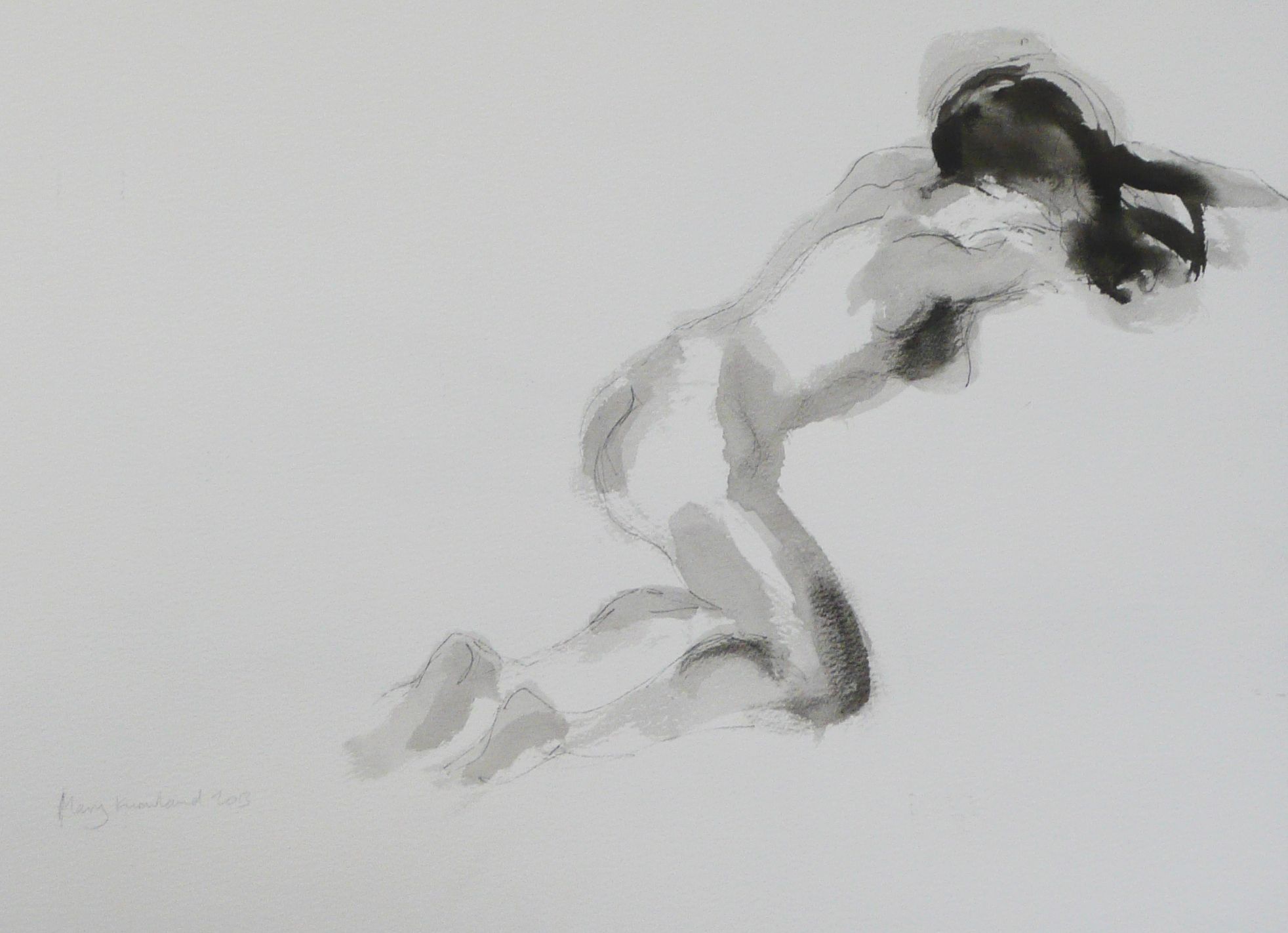 Kneeling by Mary Knowland