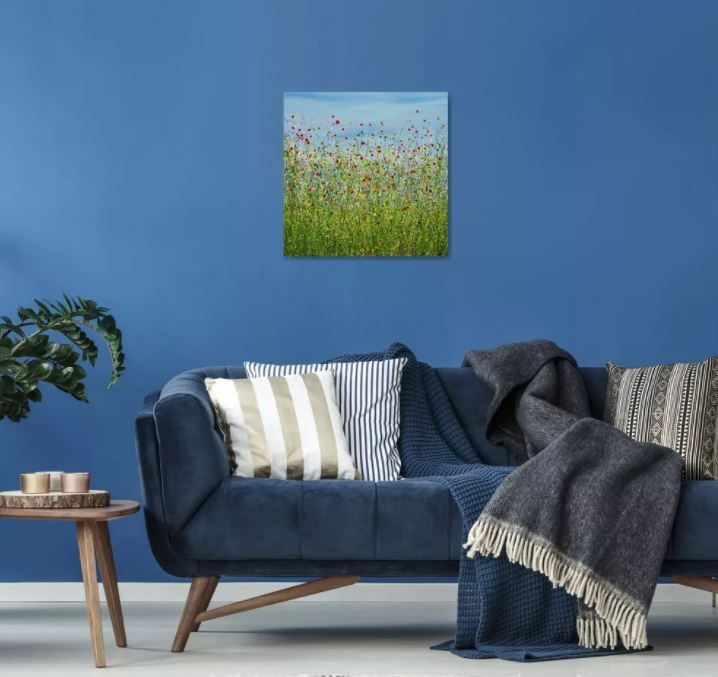 Morning Poppy Meadows #15 by Lucy Moore - Secondary Image