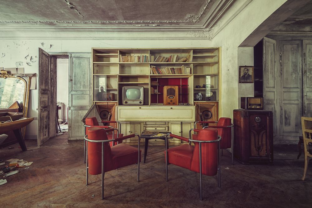 Radios in Lounge by Gina Soden