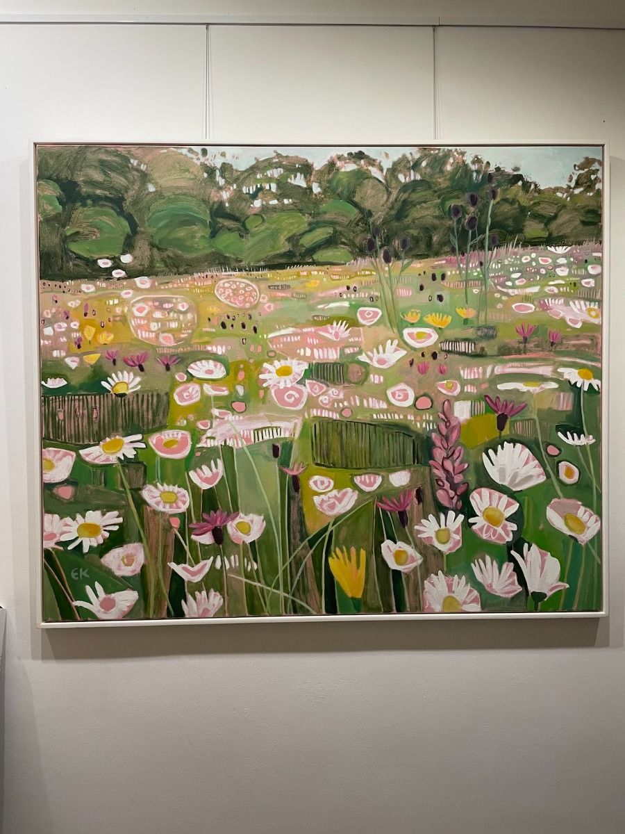 Ryewater with Knapweed and Spotted Orchid by Elaine Kazimierczuk