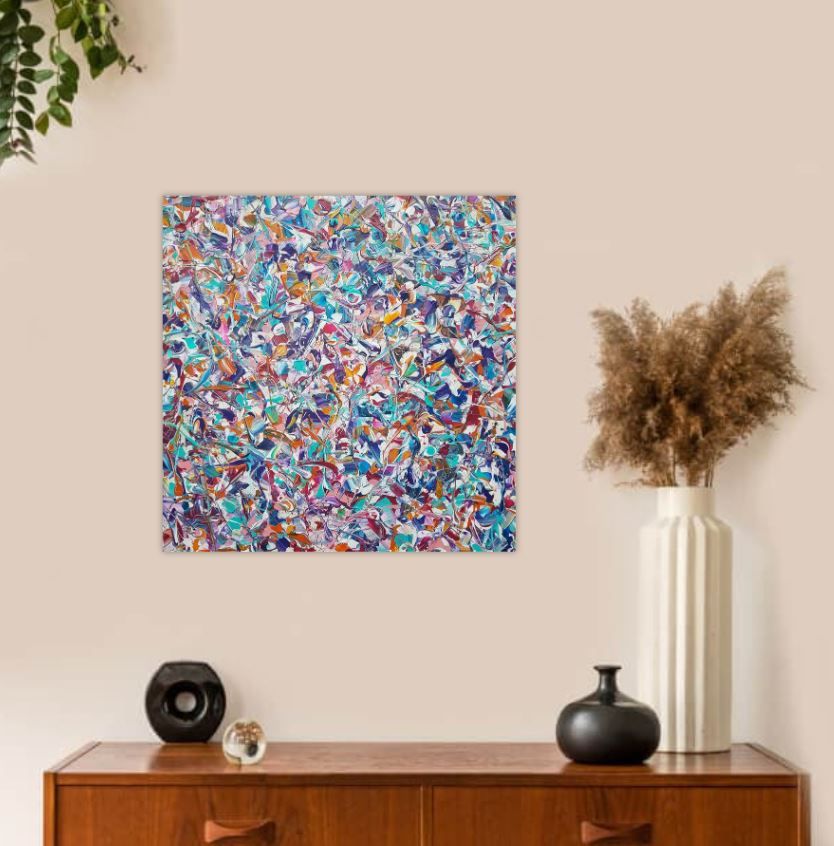 art for sale Abstract Synapses - I've Never Heard Silence Quite This Loud by Lucy Moore - Secondary Image