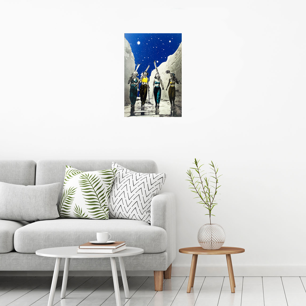 Skiing girls by Anne Storno - Secondary Image