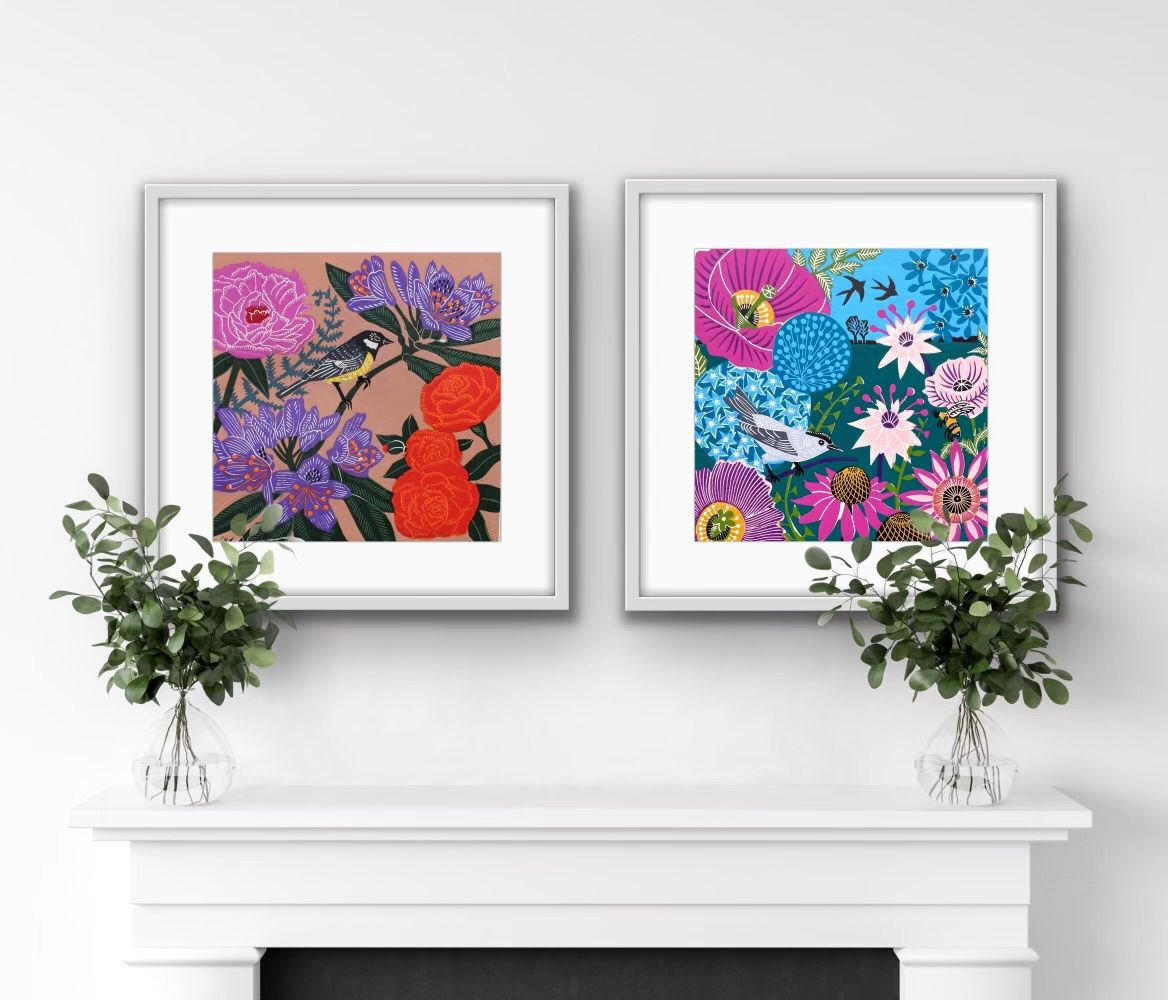 Garden in Bloom and Garden Blackcap by Kate Heiss - Secondary Image