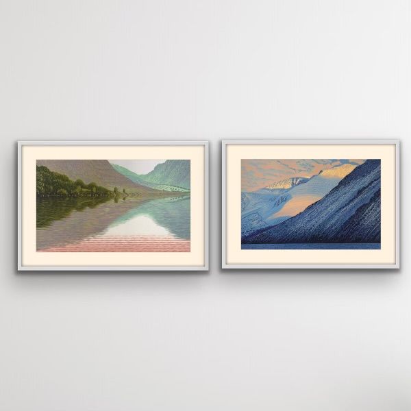 Summer Wasdale and Sun on the Scafells by Mark A Pearce