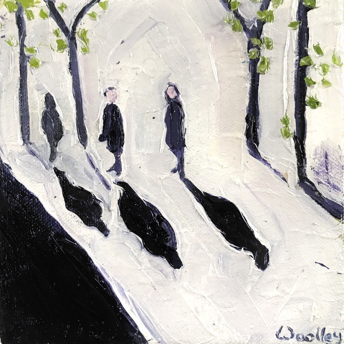 Winter Shadows 37 by Eleanor Woolley