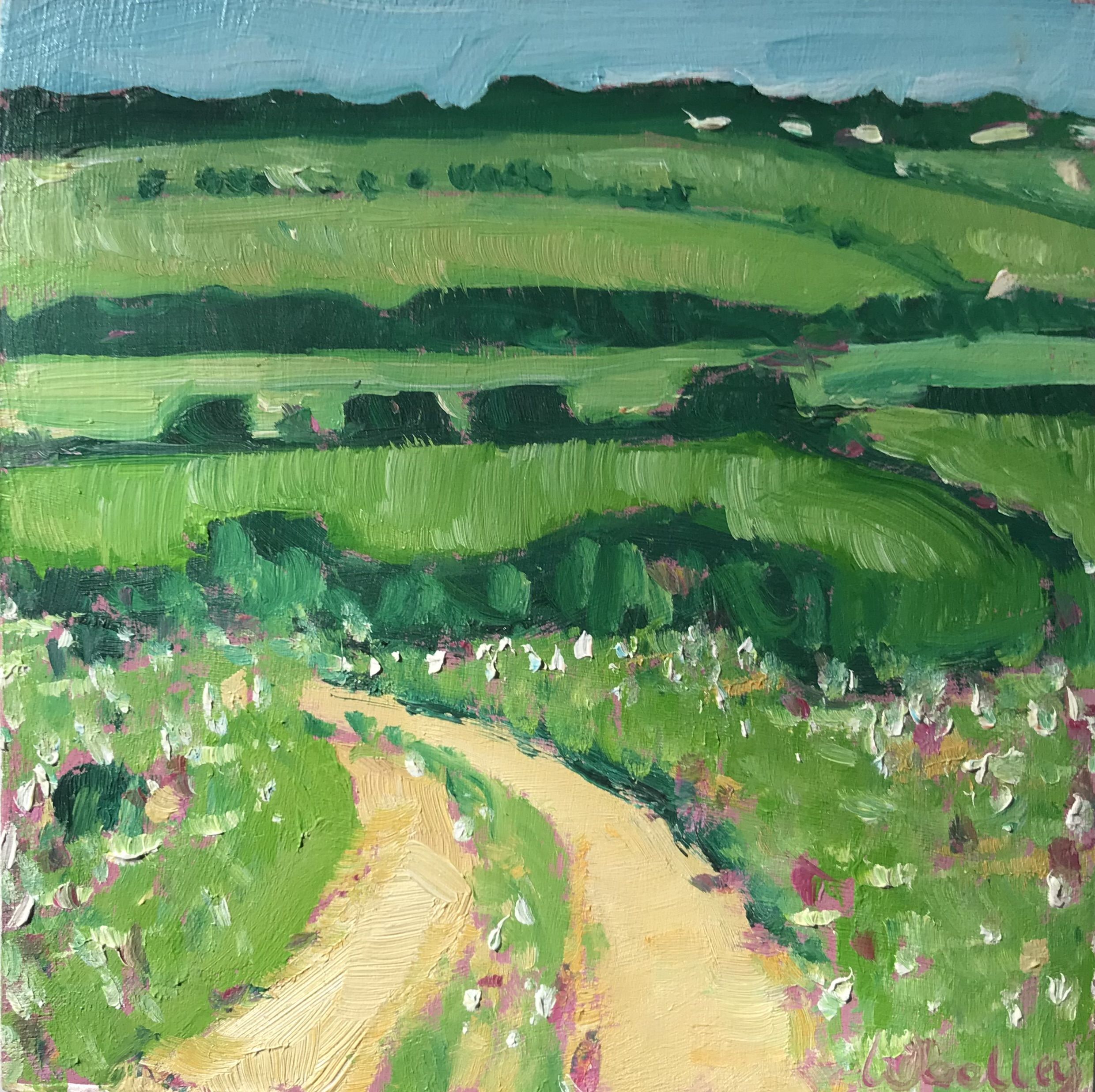 Cotswold Track II by Eleanor Woolley