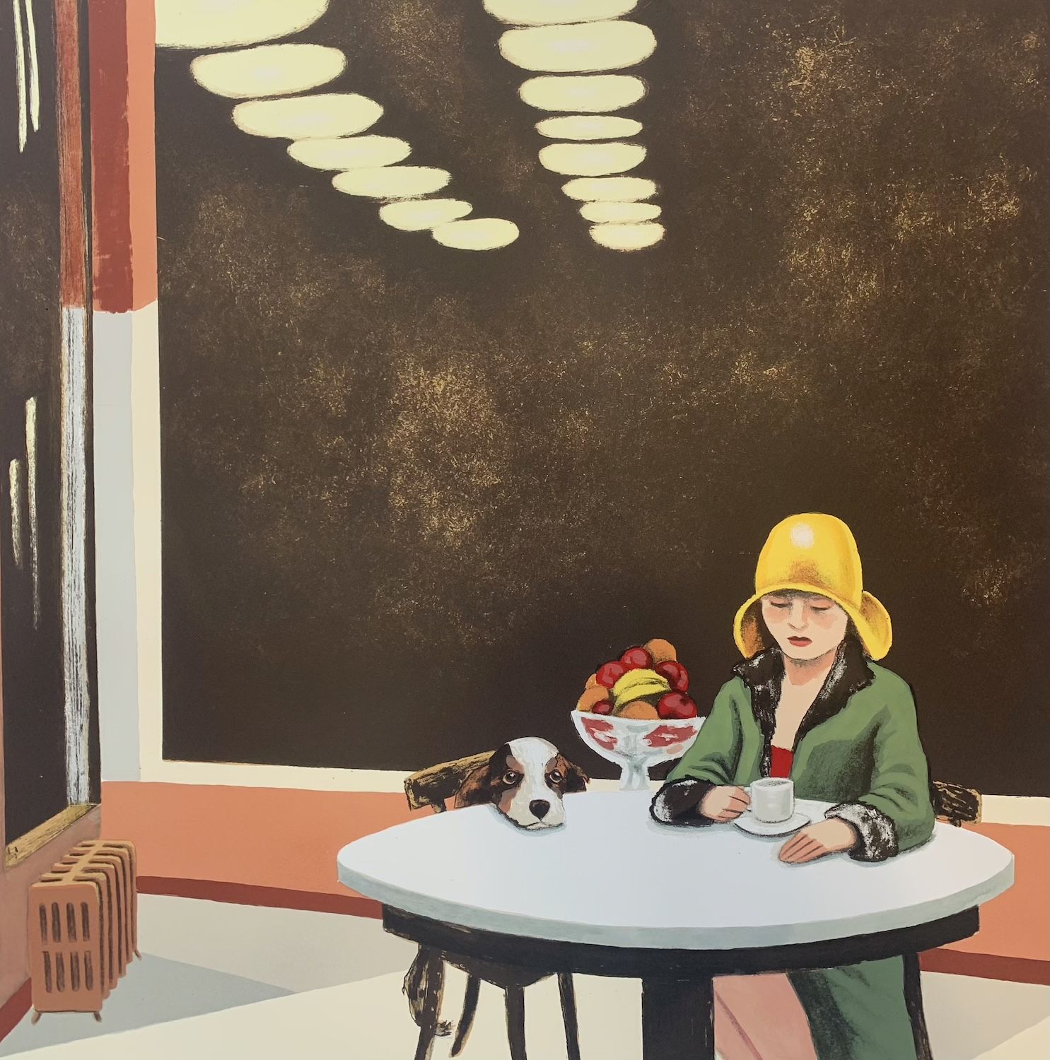 Edward hopper's dog By Mychael Barratt by Mychael Barratt