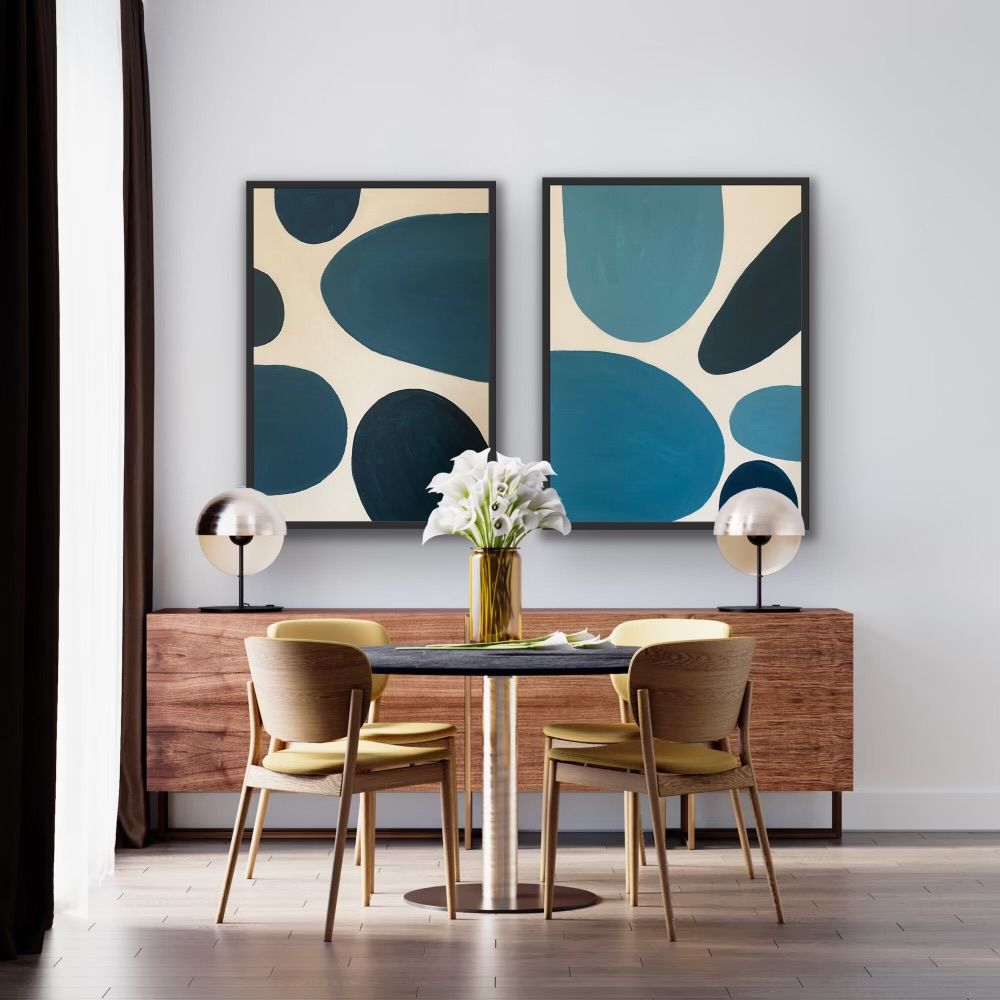 Blue Form 1 and 2 by Fleur Park - Secondary Image