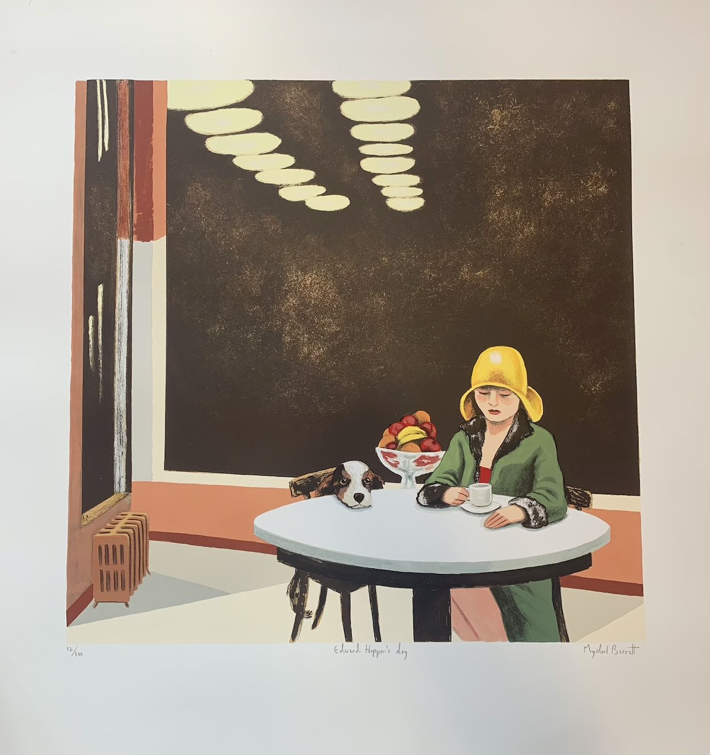 Edward hopper's dog By Mychael Barratt by Mychael Barratt - Secondary Image
