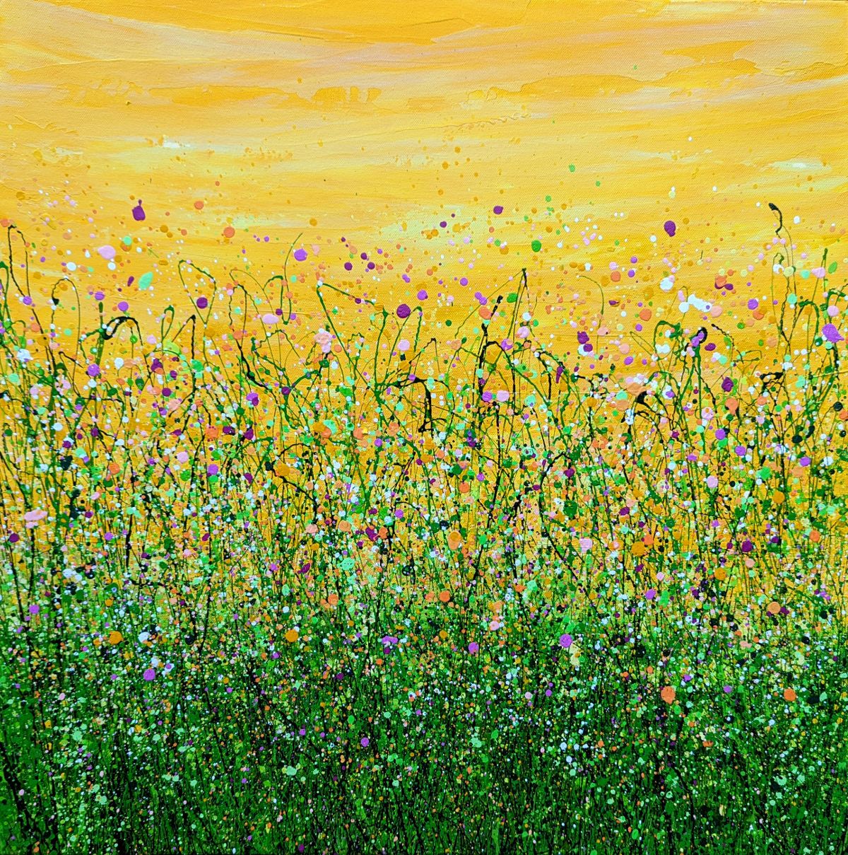 Tropical Crush Meadow #4 by Lucy Moore
