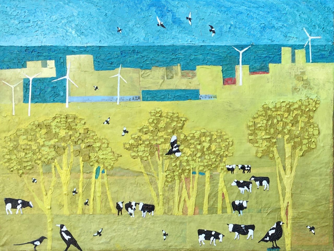 Turbulent Skyline by Andrea Allen