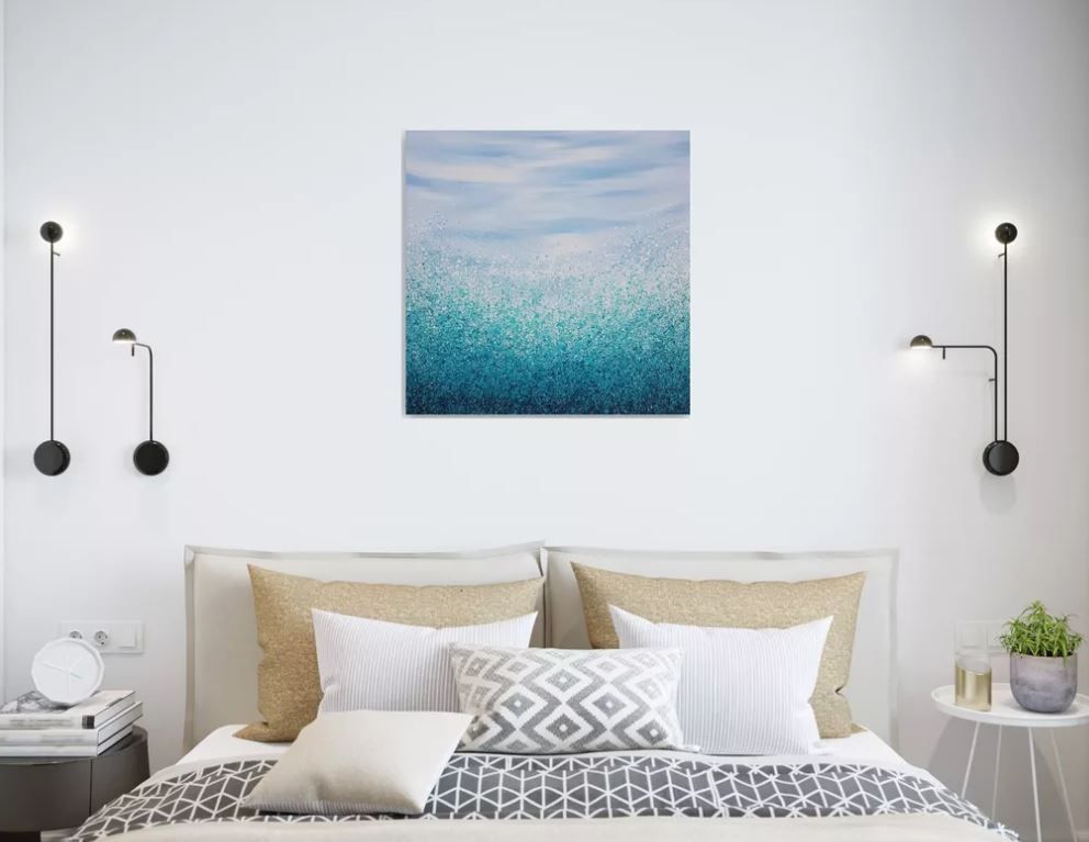 Turquoise Radiance #2 by Lucy Moore - Secondary Image