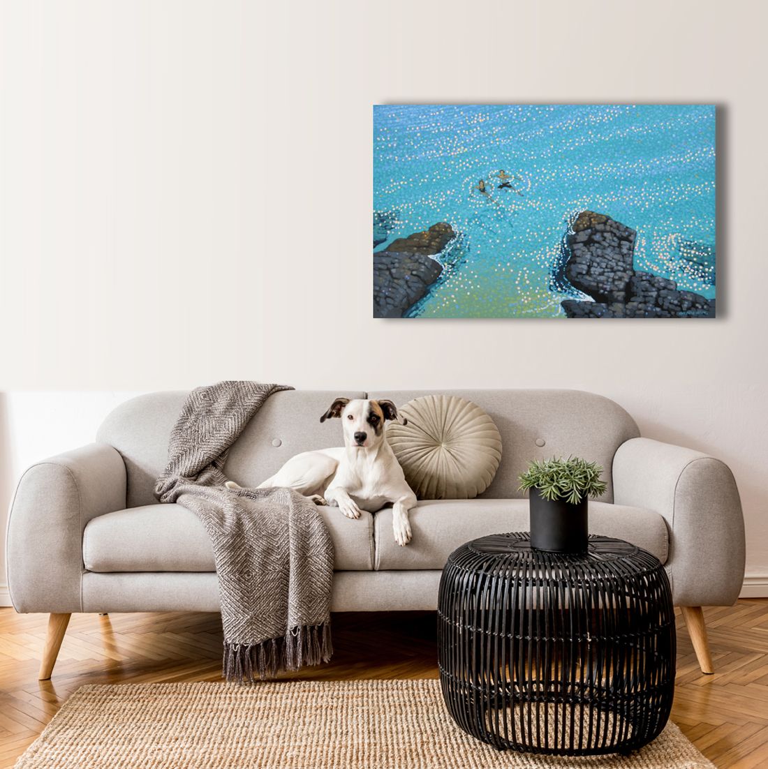 Turquoise water and sparkles - come on in, the waters lovely. St. Ives, Cornwall by Gordon Hunt - Secondary Image